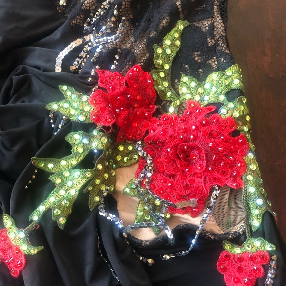 *SOLD* Latin Competition Dress - Picture 4 of 8